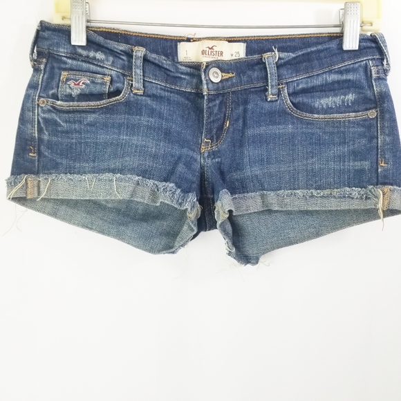 Hollister Cut Off Jean Shorts - Picture 1 of 5